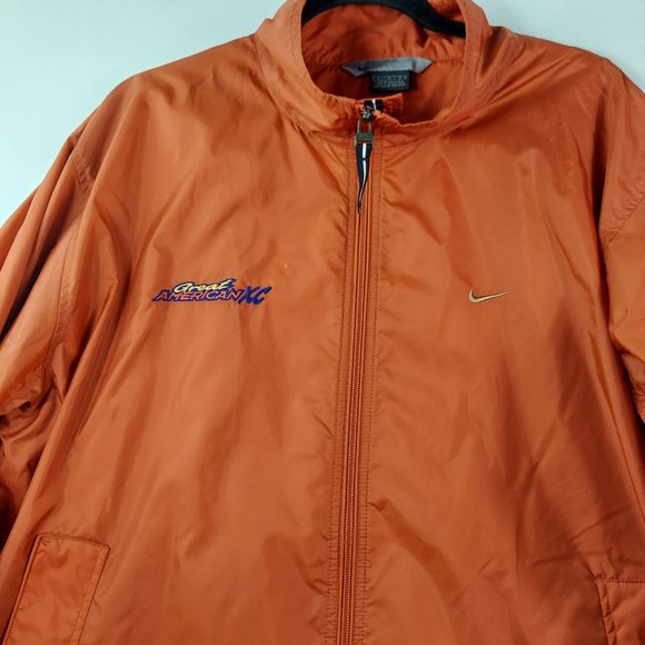 Nike orange Full Zip Jacket, windbreacker large - Picture 5 of 11